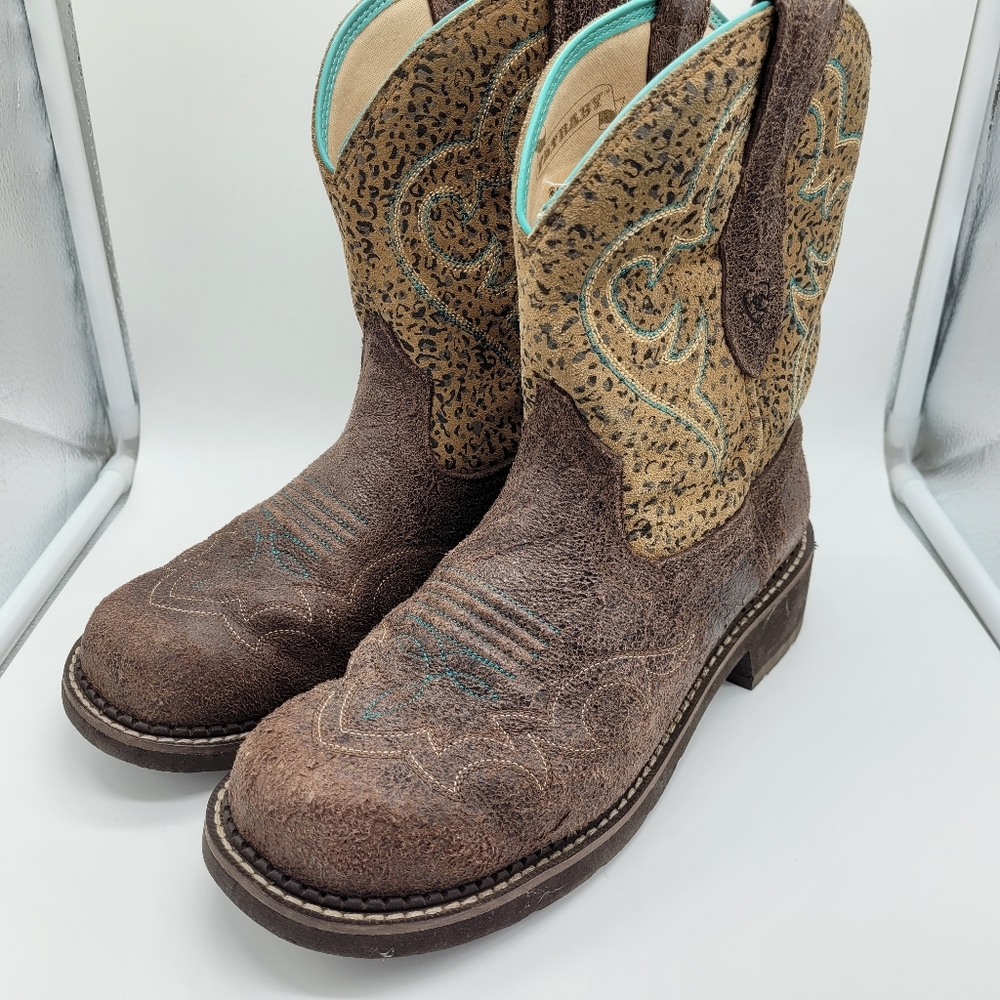 Ariat Woman's Western Leather Boots Size 10
